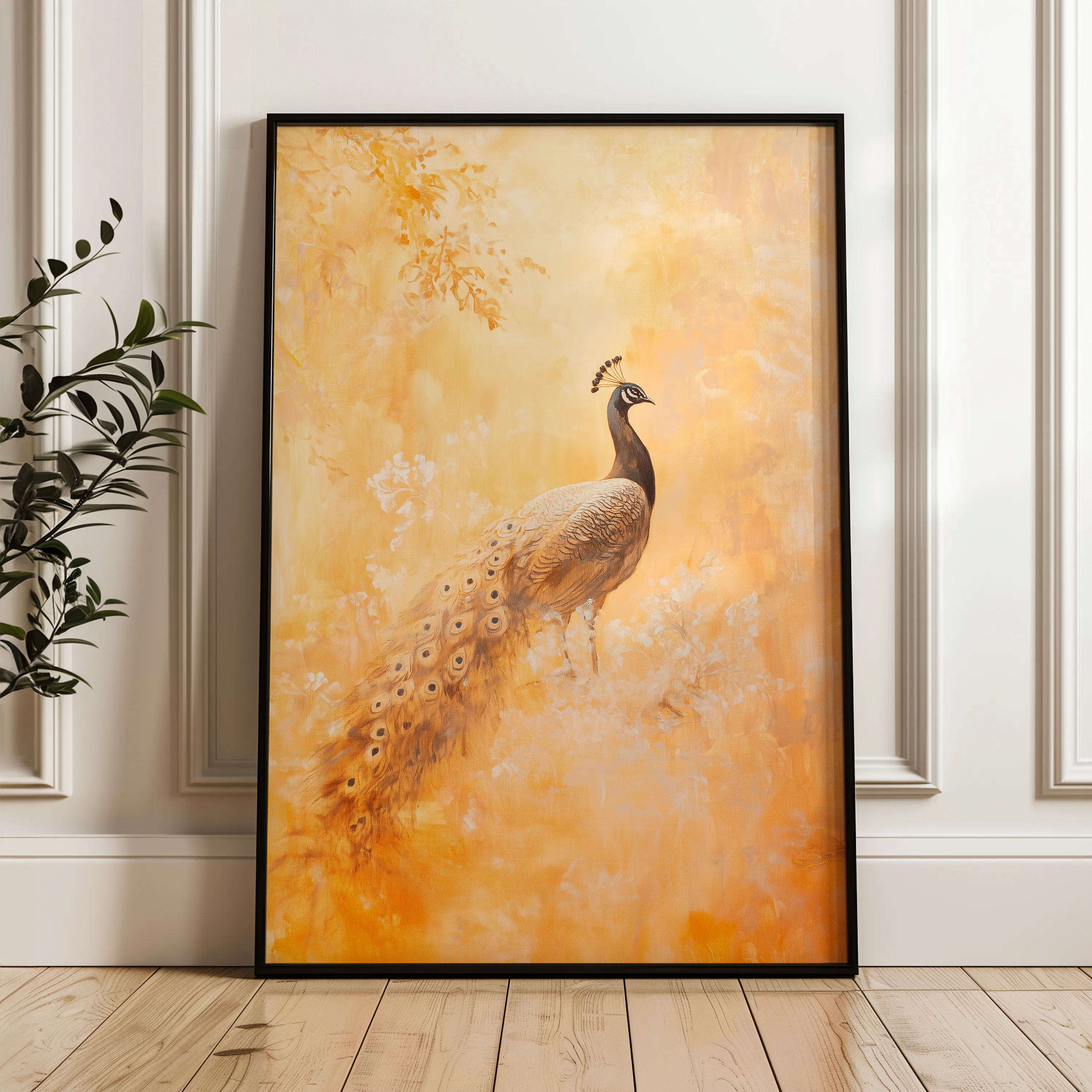 Animals 028 Canvas Art 60 x 40 cm / Black
