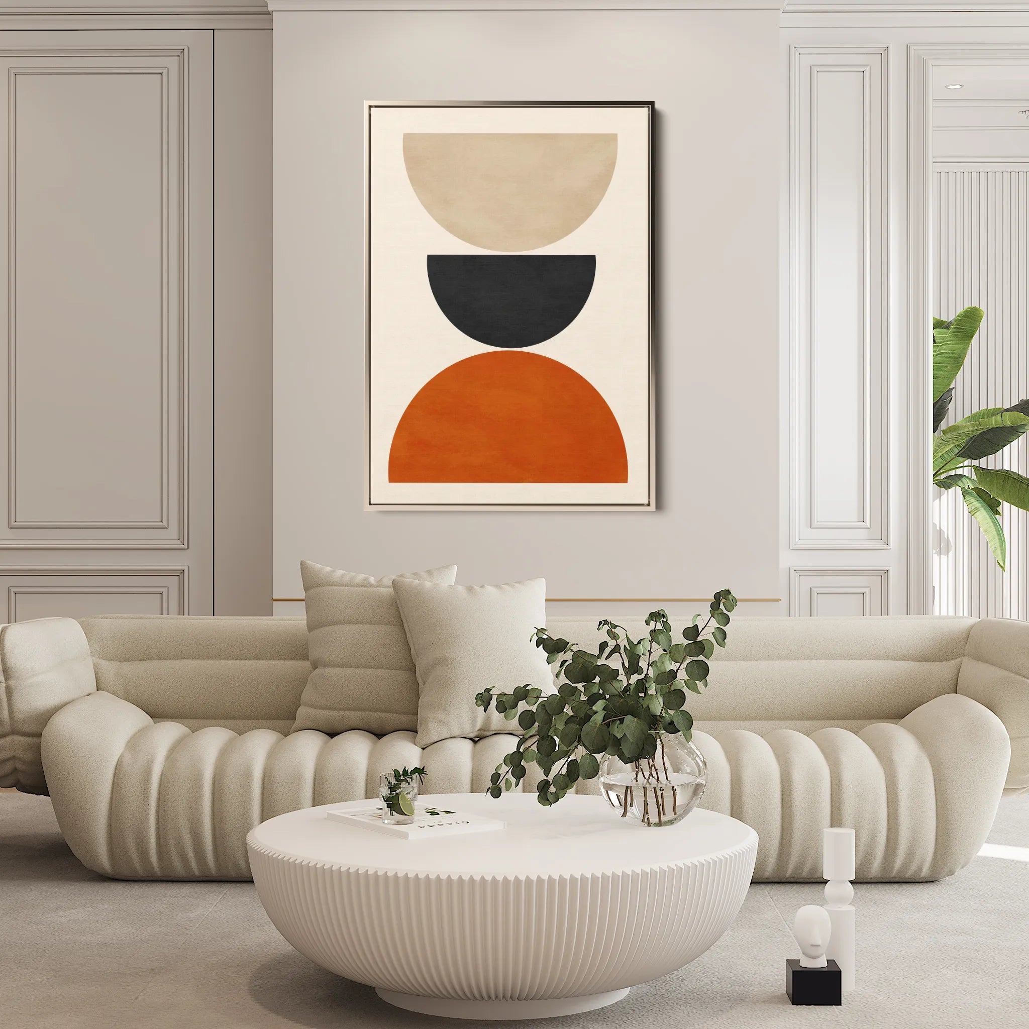 Boho 028 Canvas Art 60 x 40 cm / Black