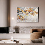 Floral 028 Canvas Art 60 x 40 cm / Black
