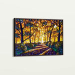 Landscape 028 Canvas Art 60 x 40 cm / Black