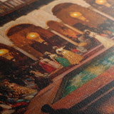 Orientalist 028 Canvas Art 60 x 40 cm / Black