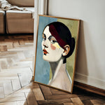 Portrait 028 Canvas Art 60 x 40 cm / Black
