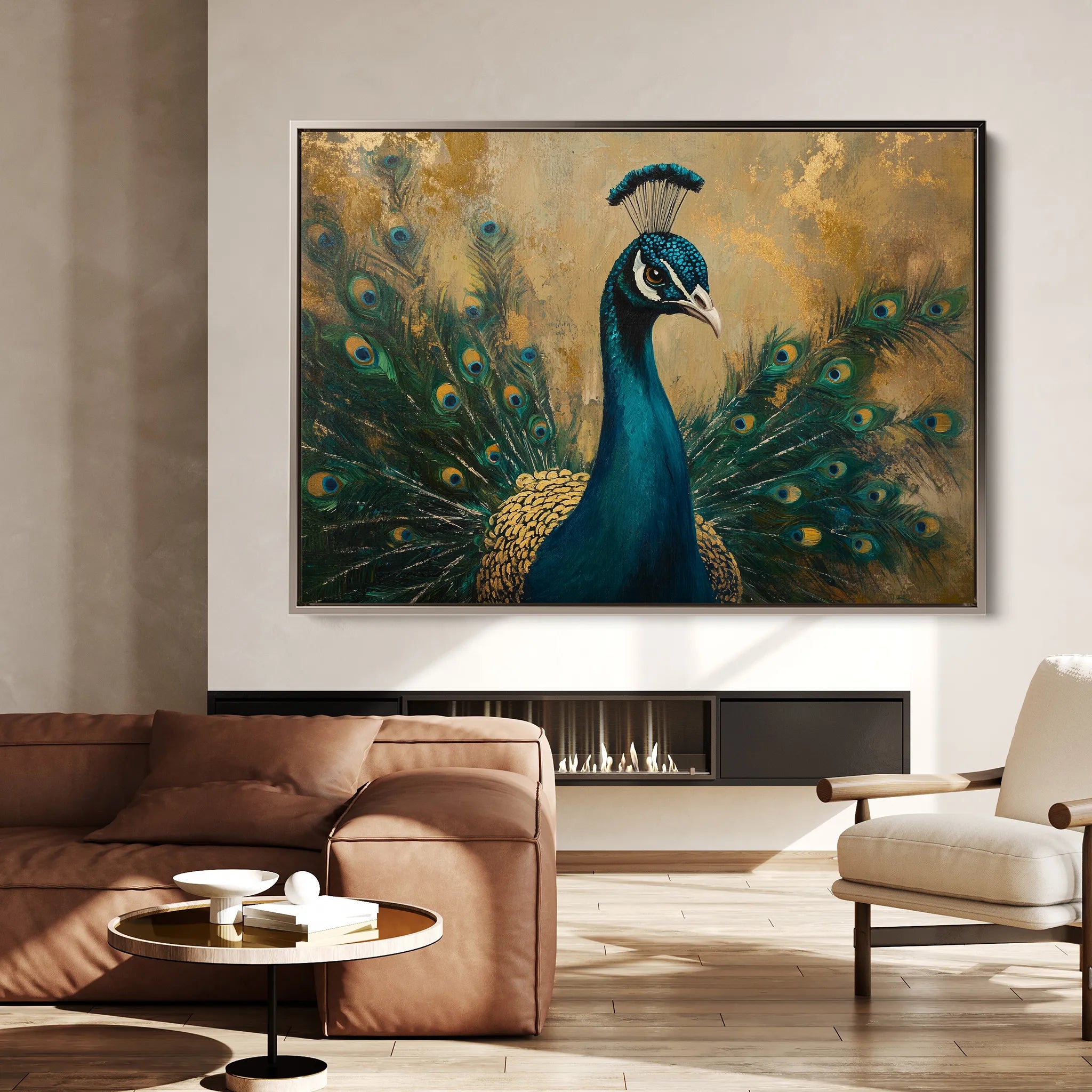 Animals 029 Canvas Art 60 x 40 cm / Black