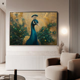 Animals 029 Canvas Art 60 x 40 cm / Black