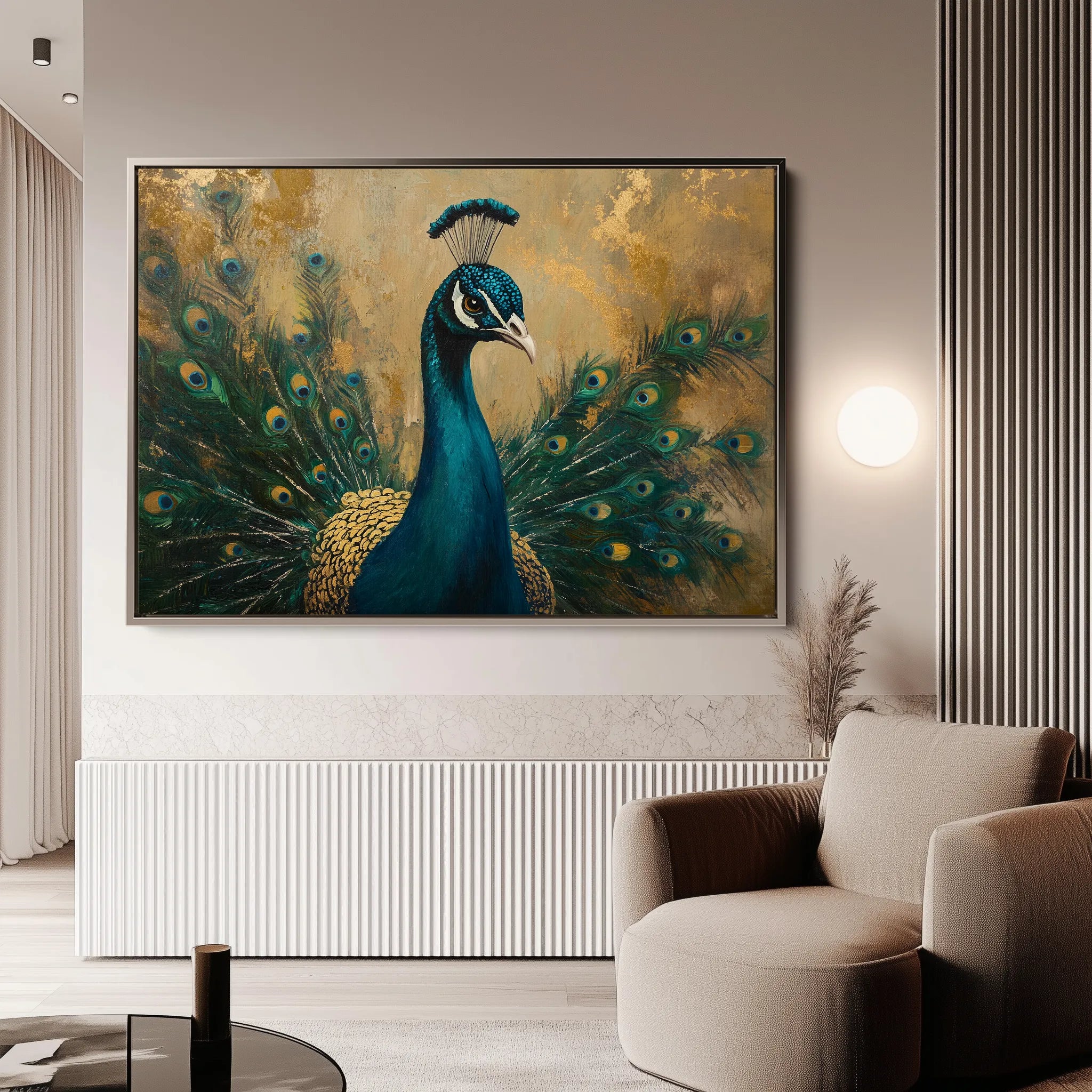 Animals 029 Canvas Art 60 x 40 cm / Black