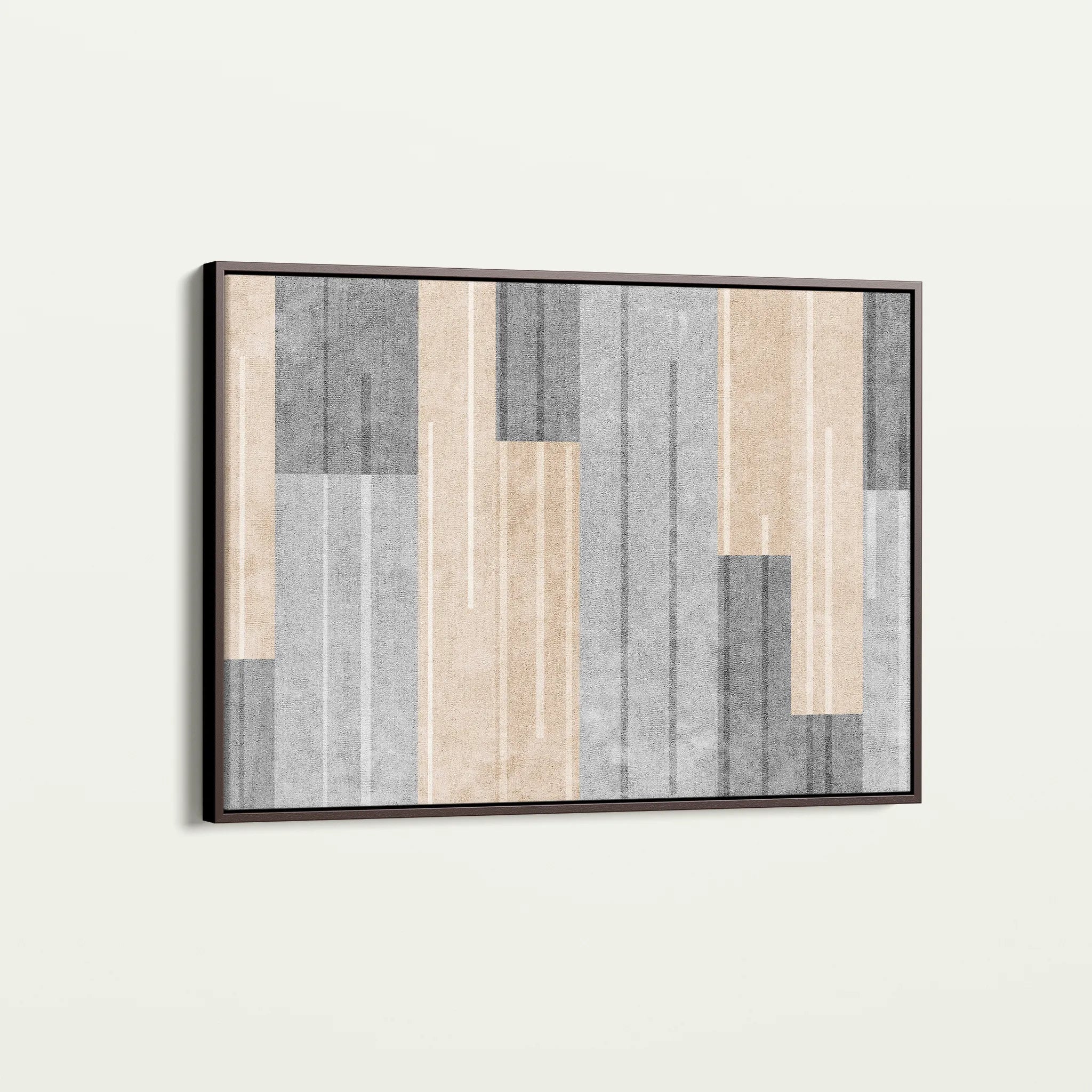Abstract 029 Canvas Art 60 x 40 cm / Black