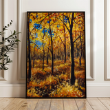 Landscape 029 Canvas Art 60 x 40 cm / Black