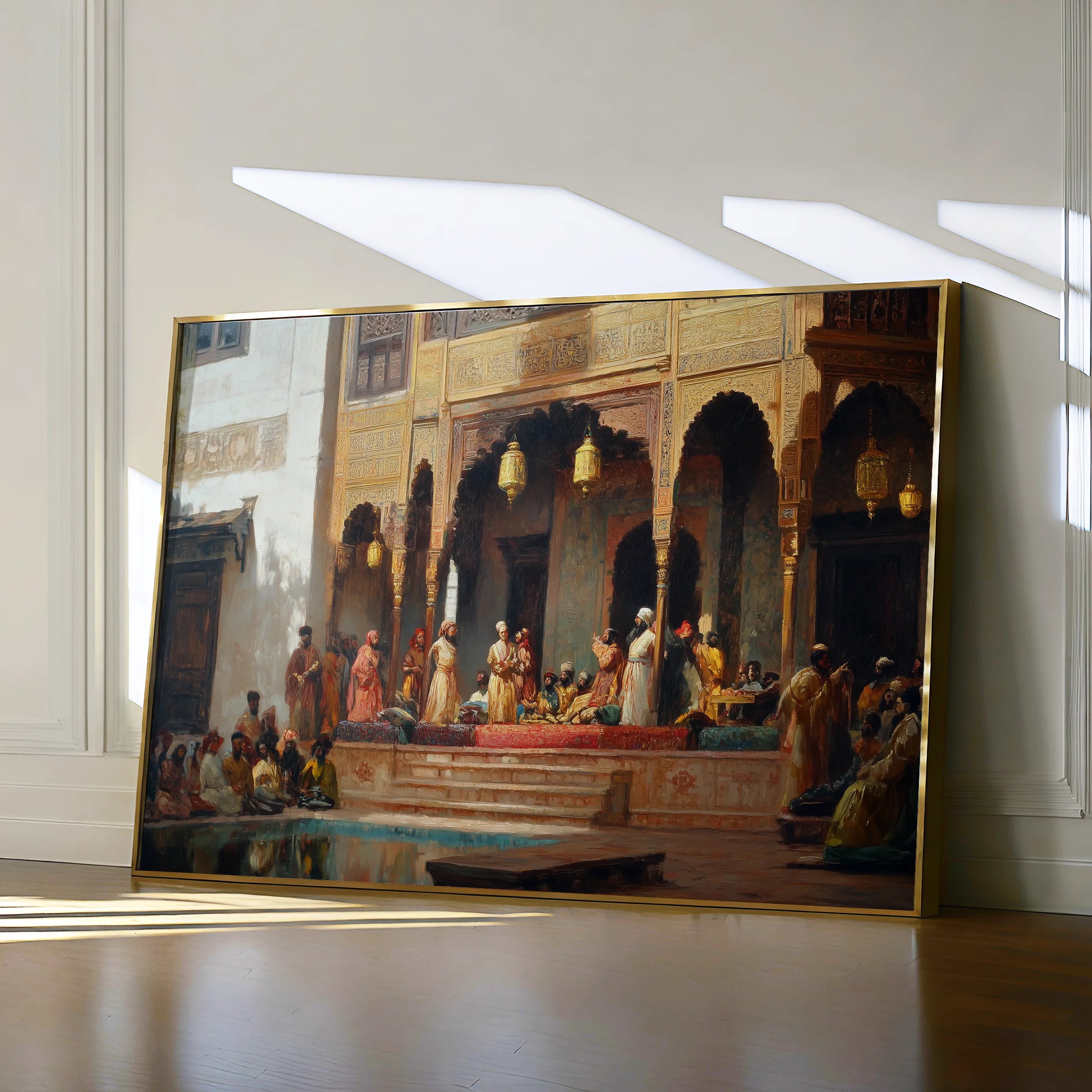 Orientalist 029 Canvas Art 60 x 40 cm / Black