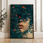 Portrait 029 Canvas Art 60 x 40 cm / Black