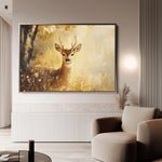 Animals 030 Canvas Art 60 x 40 cm / Black