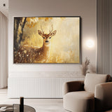 Animals 030 Canvas Art 60 x 40 cm / Black