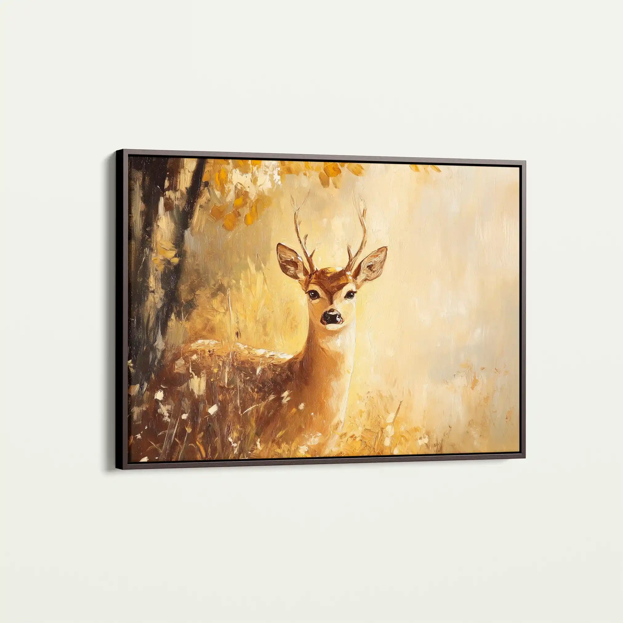 Animals 030 Canvas Art 60 x 40 cm / Black