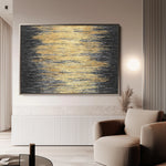 Abstract 030 Canvas Art 60 x 40 cm / Black