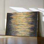 Abstract 030 Canvas Art 60 x 40 cm / Black