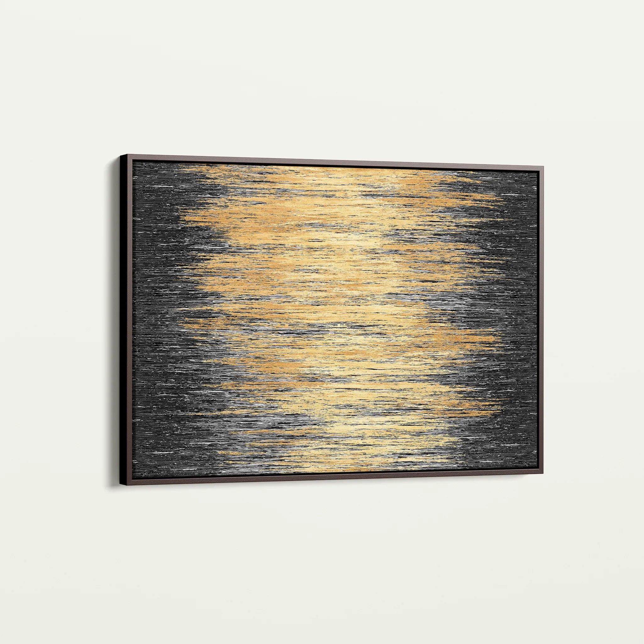 Abstract 030 Canvas Art 60 x 40 cm / Black