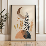 Boho 030 Canvas Art 60 x 40 cm / Black