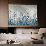 Floral 030 Canvas Art 60 x 40 cm / Black