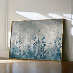 Floral 030 Canvas Art 60 x 40 cm / Black