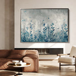 Floral 030 Canvas Art 60 x 40 cm / Black