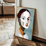 Portrait 030 Canvas Art 60 x 40 cm / Black