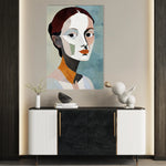 Portrait 030 Canvas Art 60 x 40 cm / Black