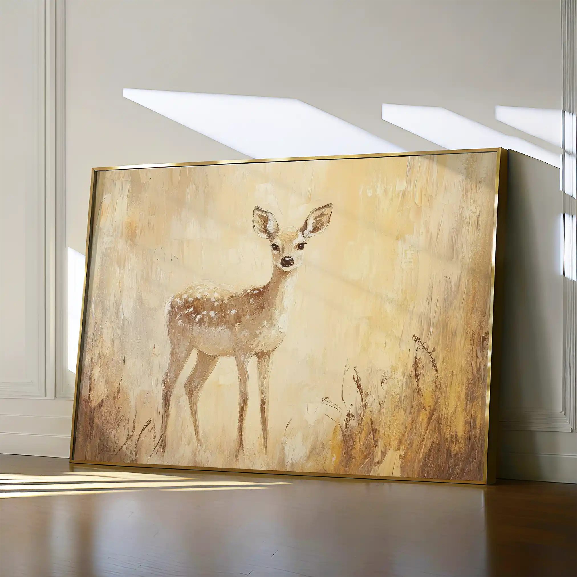 Animals 031 Canvas Art 60 x 40 cm / Black