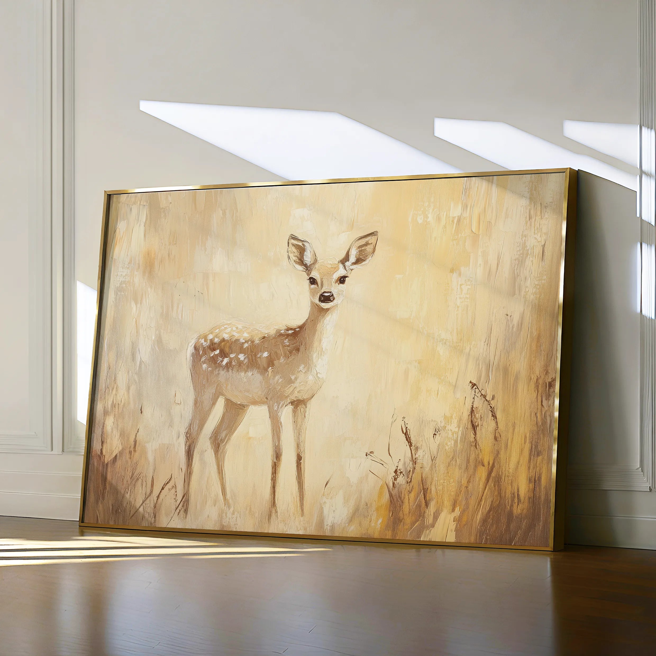 Animals 031 Canvas Art 60 x 40 cm / Black