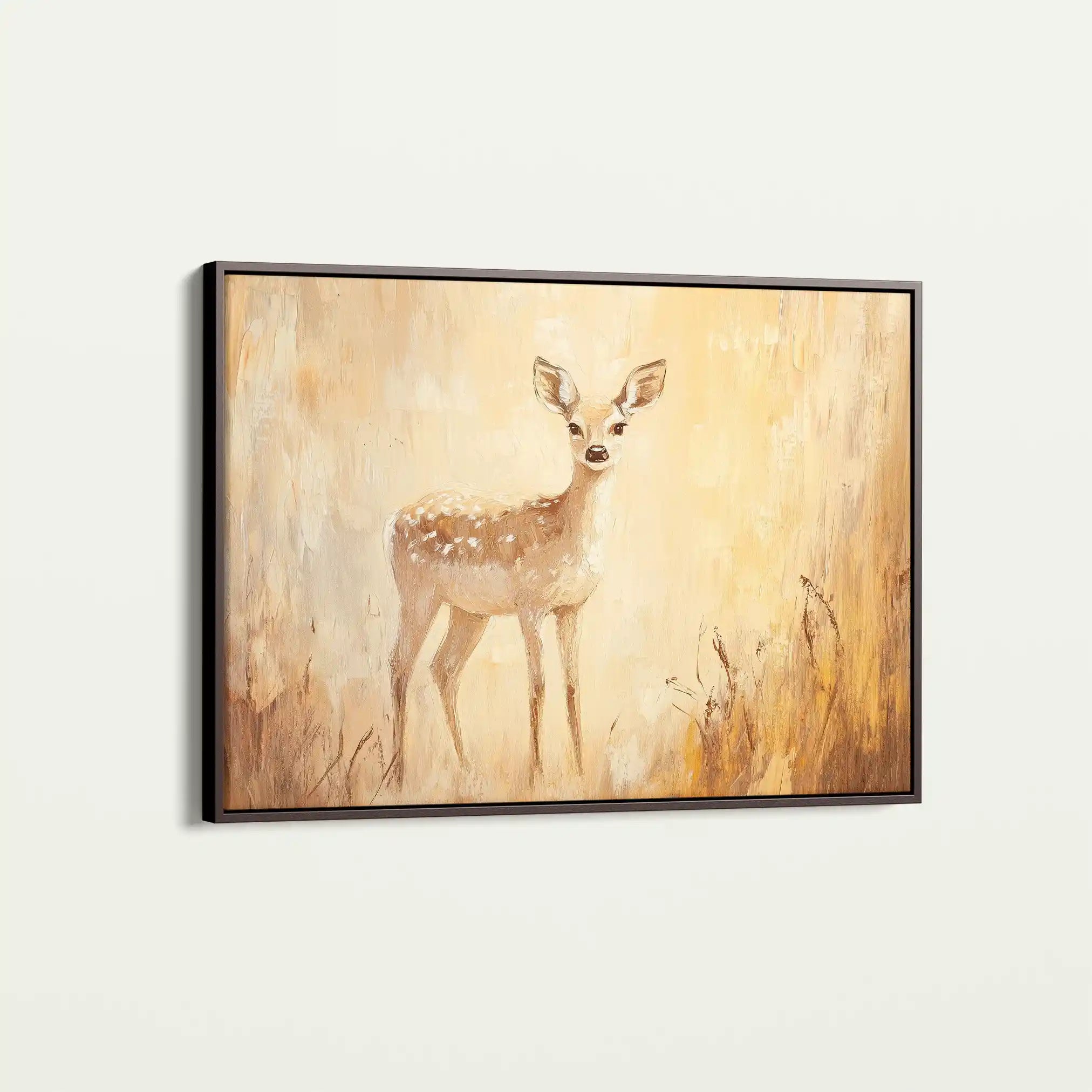 Animals 031 Canvas Art 60 x 40 cm / Black
