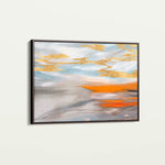 Abstract 031 Canvas Art 60 x 40 cm / Black