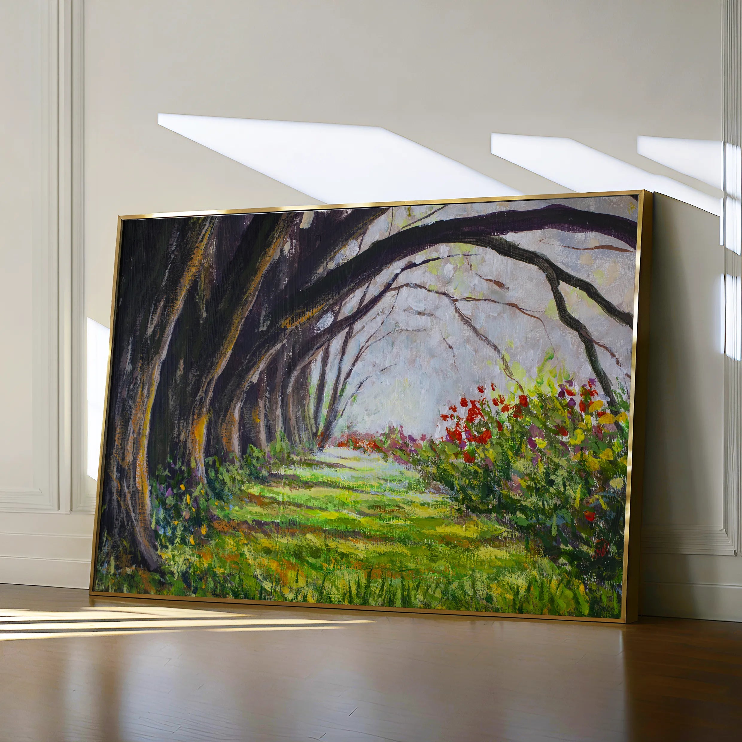 Landscape 031 Canvas Art 60 x 40 cm / Black