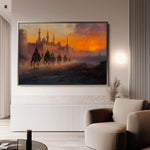 Orientalist 031 Canvas Art 60 x 40 cm / Black