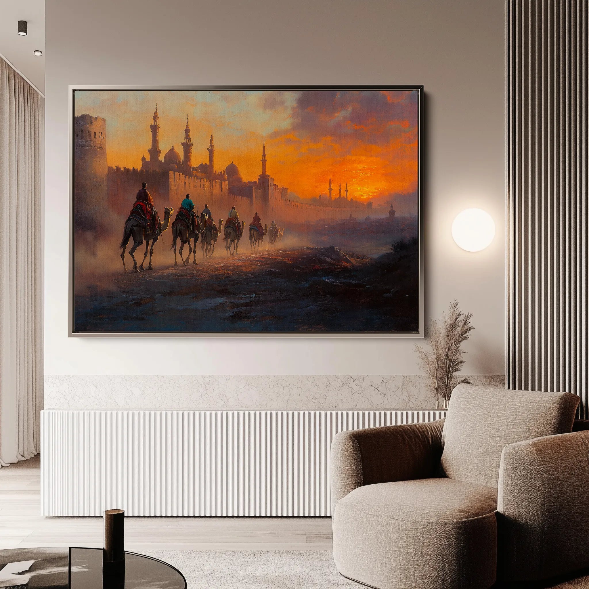 Orientalist 031 Canvas Art 60 x 40 cm / Black