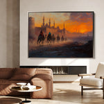 Orientalist 031 Canvas Art 60 x 40 cm / Black