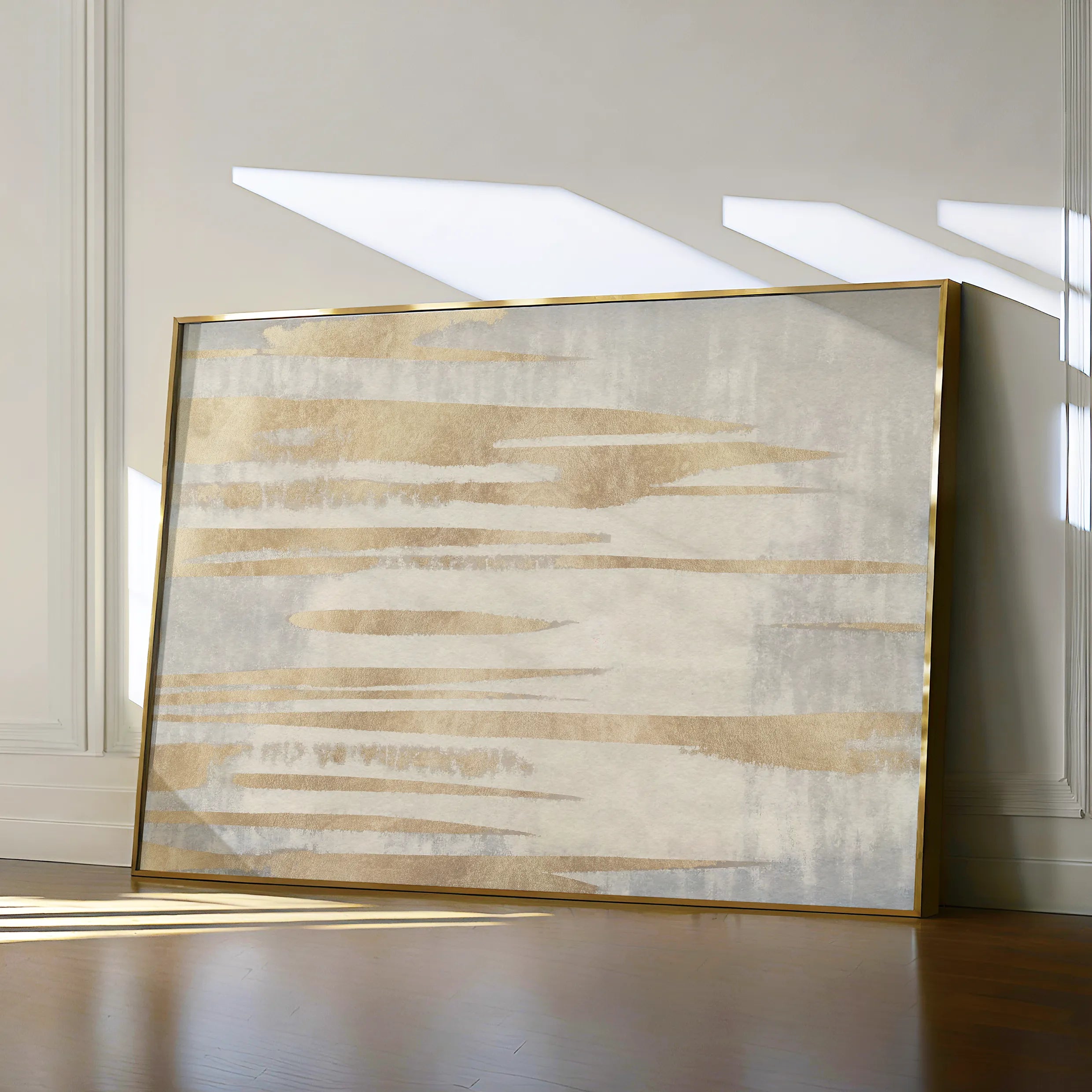 Abstract 032 Canvas Art 60 x 40 cm / Black