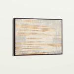 Abstract 032 Canvas Art 60 x 40 cm / Black