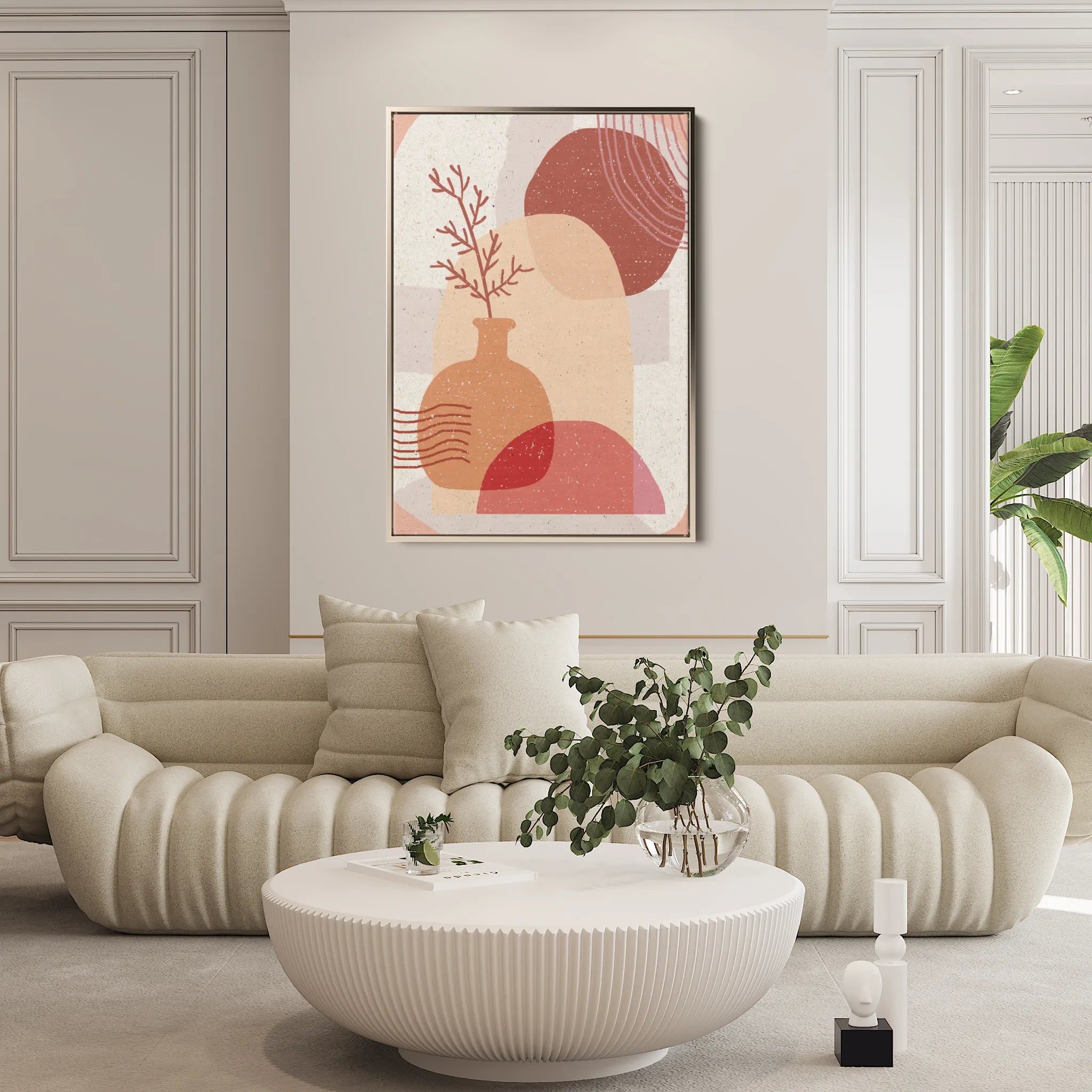 Boho 032 Canvas Art 60 x 40 cm / Black