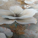 Floral 032 Canvas Art 60 x 40 cm / Black