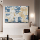 Abstract 033 Canvas Art 60 x 40 cm / Black
