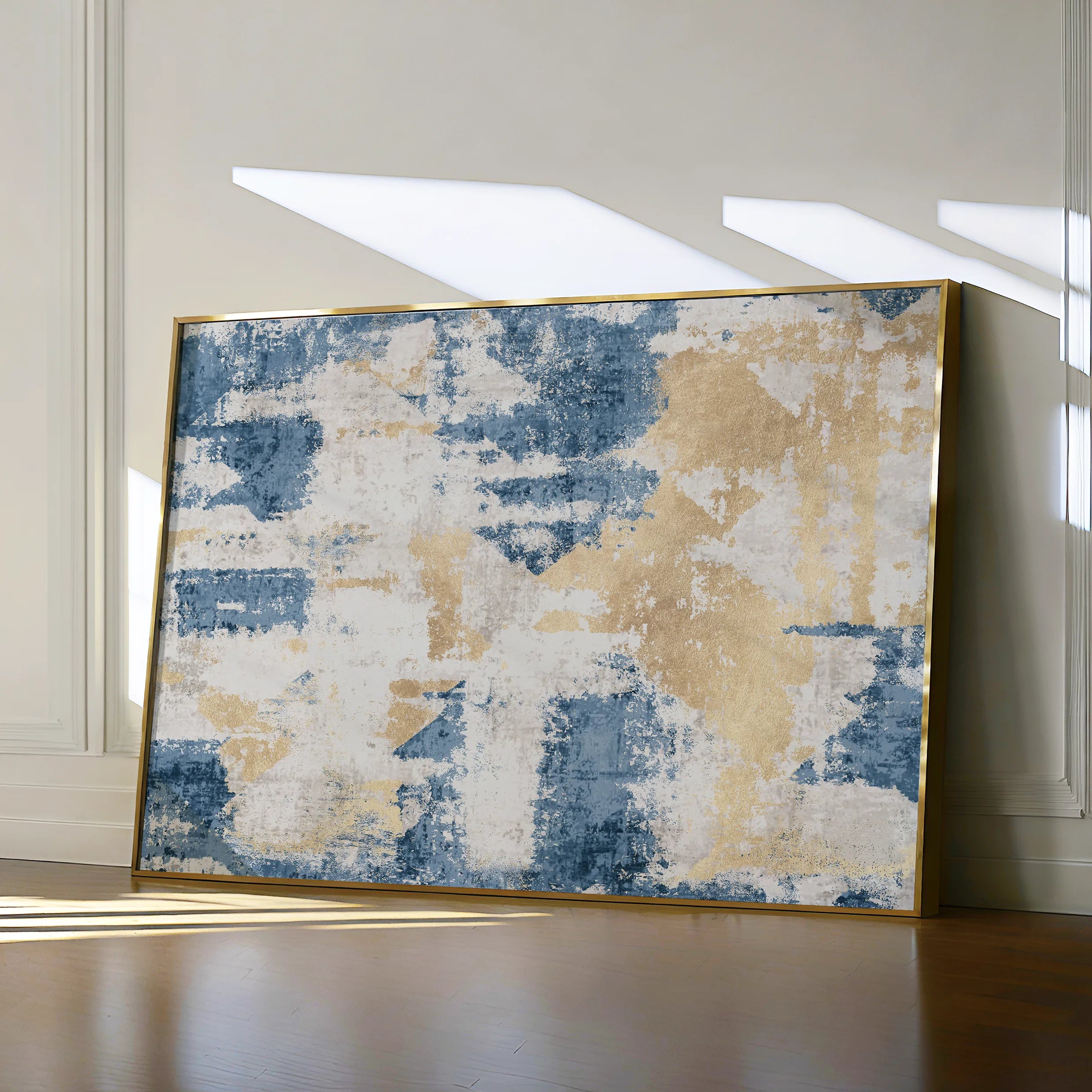 Abstract 033 Canvas Art 60 x 40 cm / Black