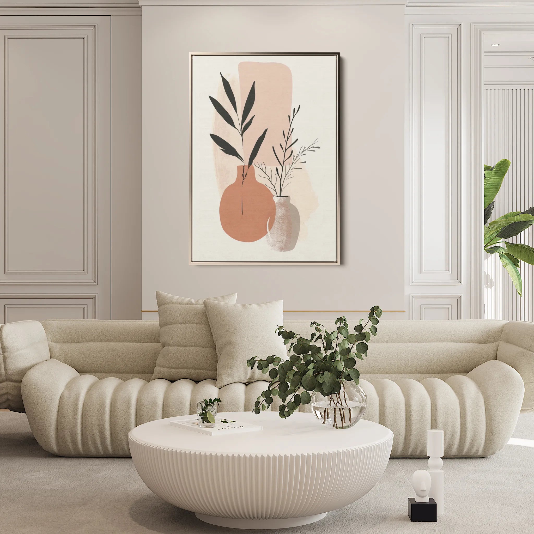 Boho 033 Canvas Art 60 x 40 cm / Black