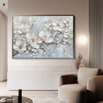 Floral 033 Canvas Art 60 x 40 cm / Black