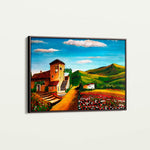 Landscape 033 Canvas Art 60 x 40 cm / Black
