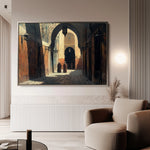 Orientalist 033 Canvas Art 60 x 40 cm / Black