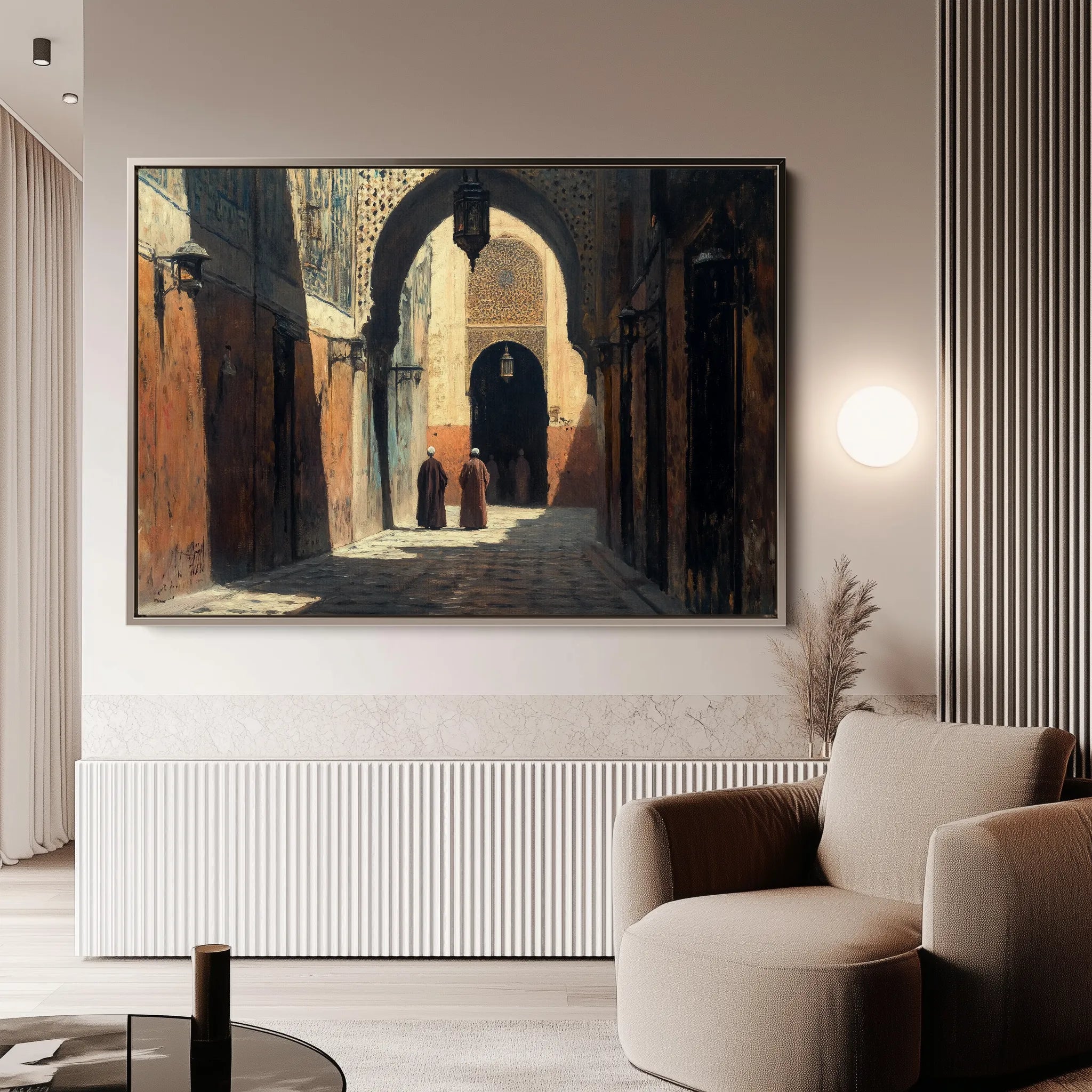 Orientalist 033 Canvas Art 60 x 40 cm / Black