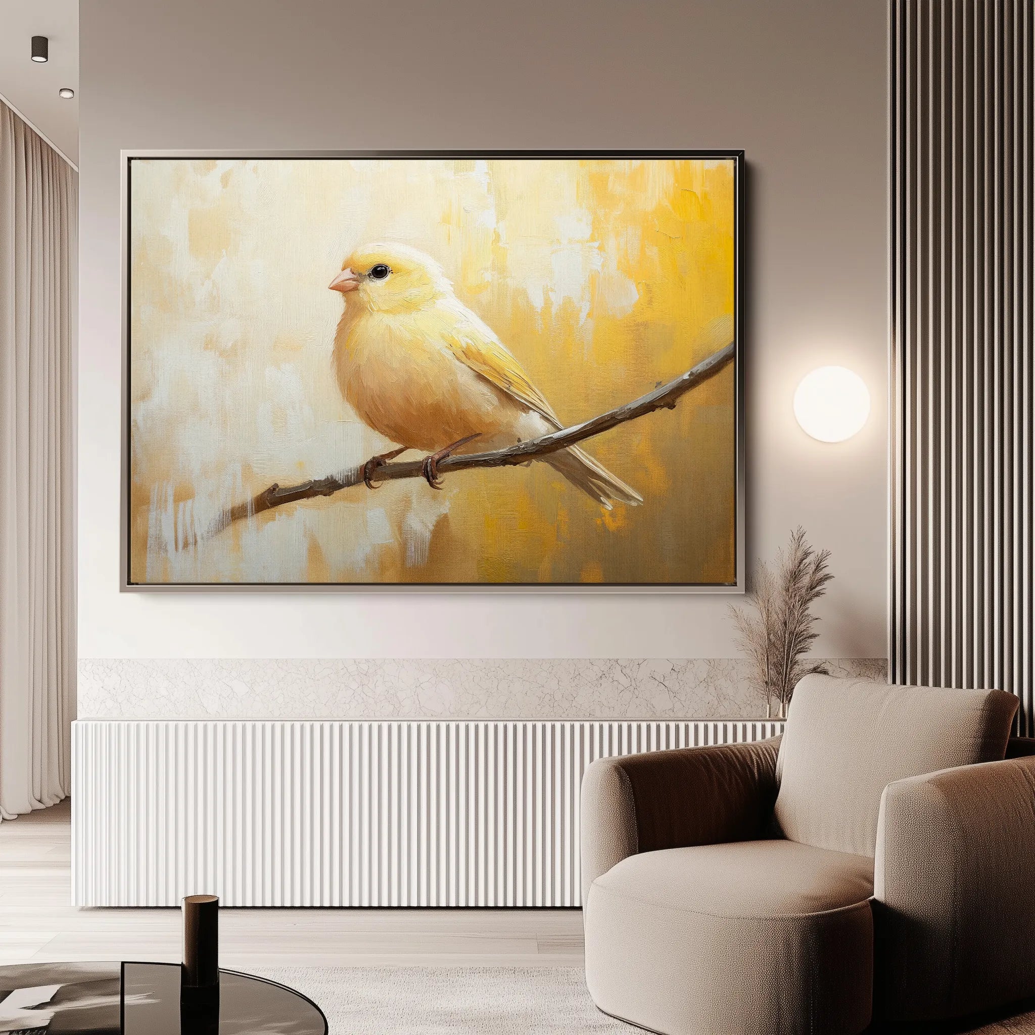 Animals 034 Canvas Art 60 x 40 cm / Black