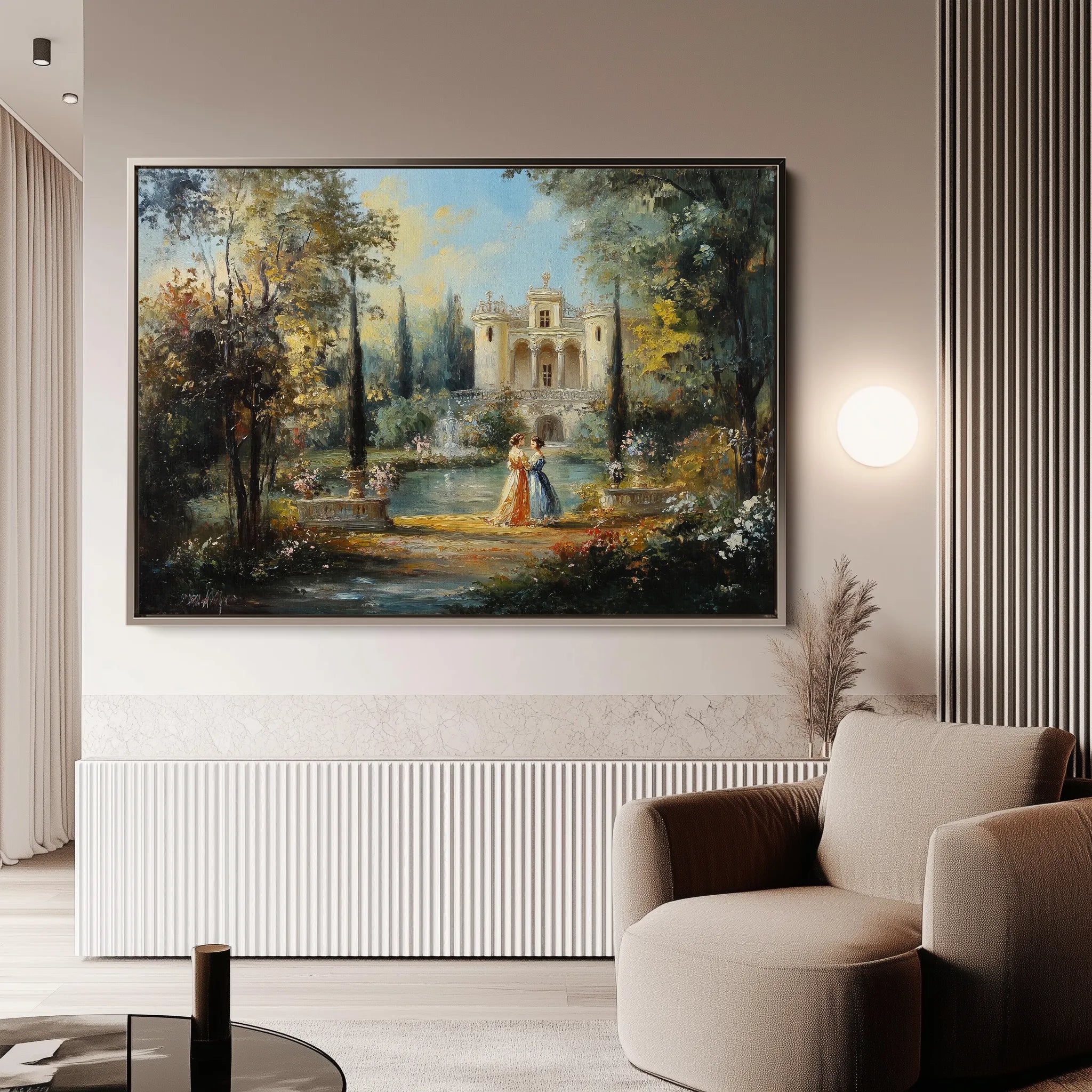 Classic 034 Canvas Art 60 x 40 cm / Black