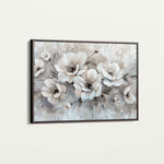 Floral 034 Canvas Art 60 x 40 cm / Black
