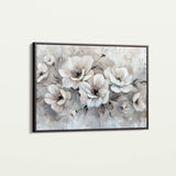 Floral 034 Canvas Art 60 x 40 cm / Black