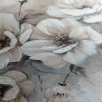 Floral 034 Canvas Art 60 x 40 cm / Black
