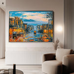 Landscape 034 Canvas Art 60 x 40 cm / Black